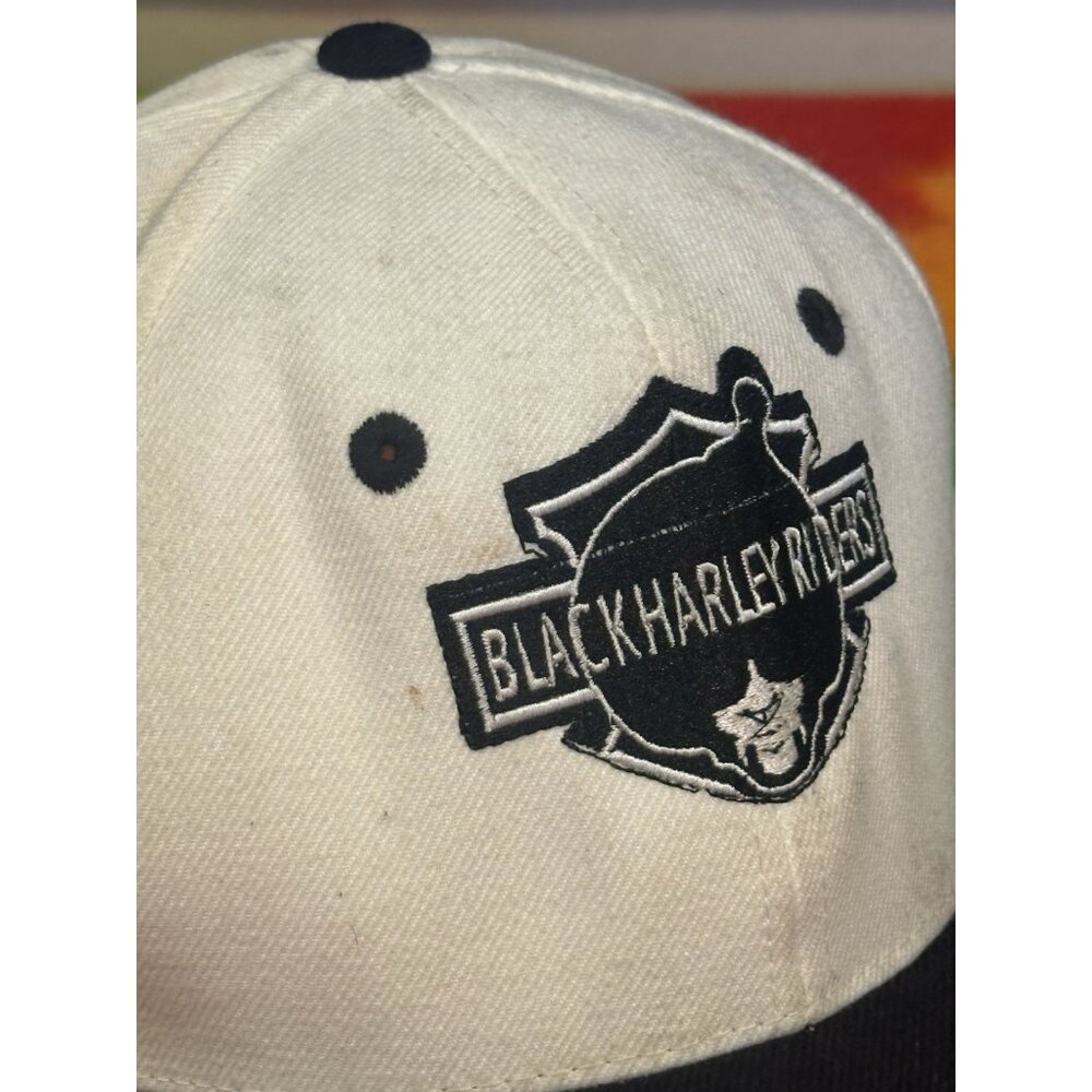 Black Harley Riders SnapBack Hat - Picture 8 of 10